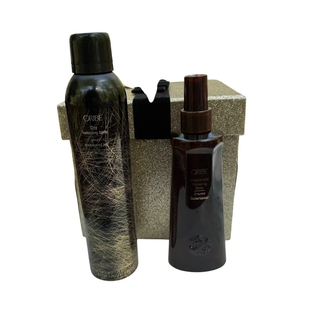 Oribe Dry Texturizing Spray 8.5oz and Maximista Thickening Spray 6.7oz giftt Set